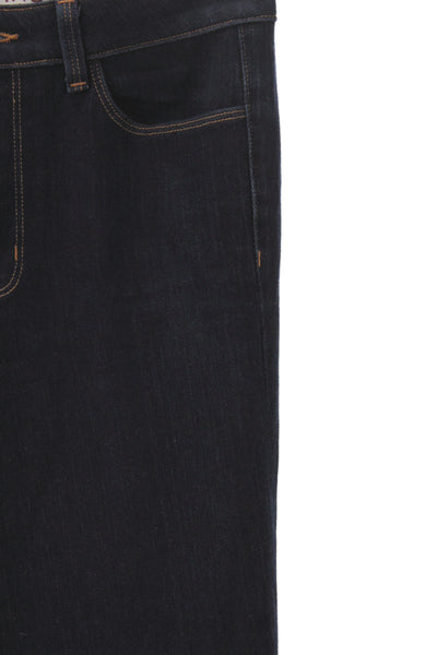 J Brand Womens Dark Blue High Rise Bootcut Jeans Denim Size 27