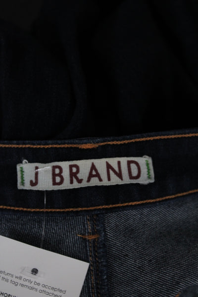 J Brand Womens Dark Blue High Rise Bootcut Jeans Denim Size 27