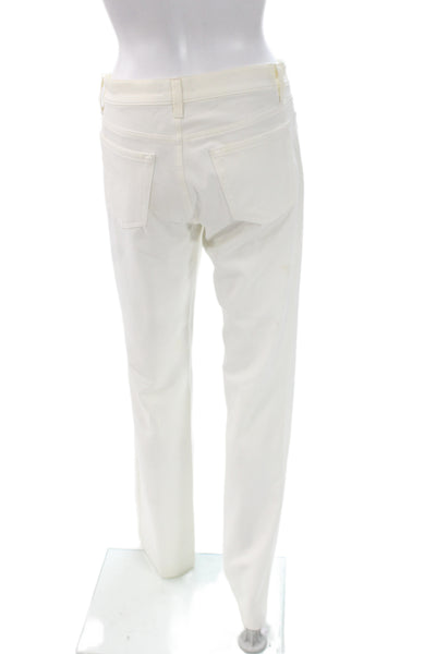 Versace Mens Dress Pants White Polyester Elastane Size 28