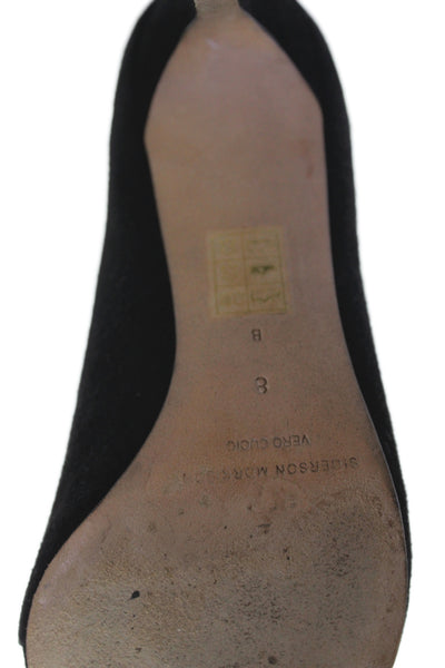 Sigerson Morrison Womens Suede closed toe Stiletto Ankle boot size 8