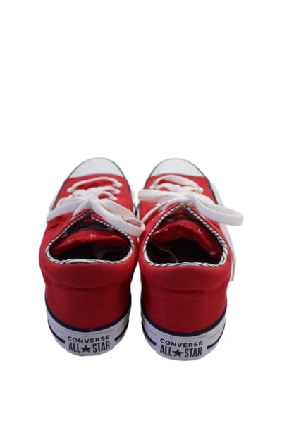 Converse Womens All Star Low Top Lace Up Sneakers Red Size 8