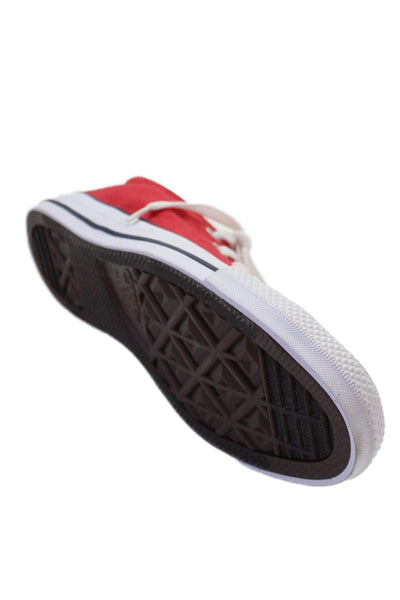 Converse Womens All Star Low Top Lace Up Sneakers Red Size 8