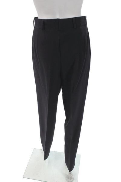 Escada Margaretha Ley Unisex Black Wool Dress Pants Size 34