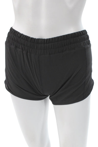 Lululemon Womens Black Polyester Athletic Shorts Size 0