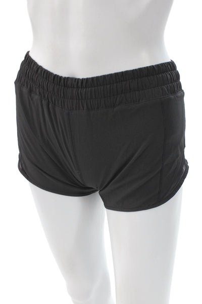 Lululemon Womens Black Polyester Athletic Shorts Size 0