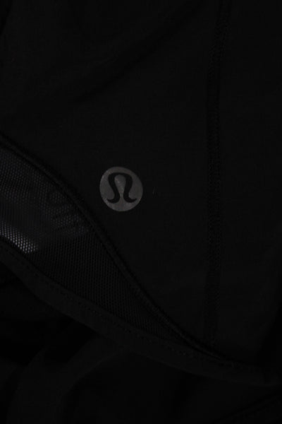 Lululemon Womens Black Polyester Athletic Shorts Size 0