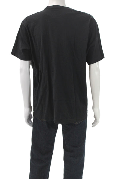 Octobers Very Own Mens Black Cotton Crewneck Music Tee Size XL