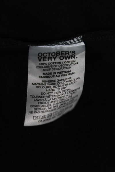 Octobers Very Own Mens Black Cotton Crewneck Music Tee Size XL