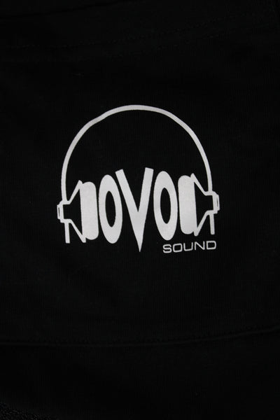 Octobers Very Own Mens Black Cotton Crewneck Music Tee Size XL