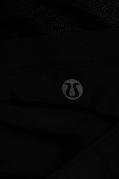 Lululemon Womens Cross Strap Back Sports Bra Black Size 4