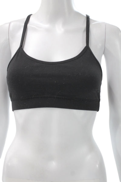 Lululemon Womens Single Strap Back Sports Bra Black Size 4