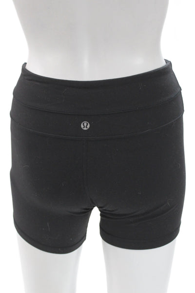 Lululemon Women Biker Shorts Black Spandex Size 4