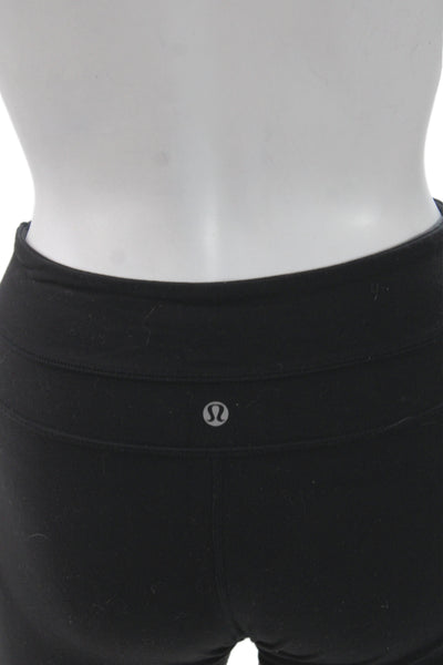 Lululemon Women Biker Shorts Black Spandex Size 4