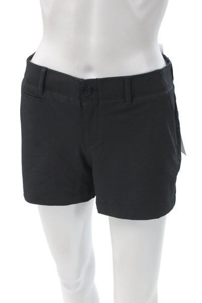 Under Armour Unisex Chino Shorts Black Polyester Spandex Size 2