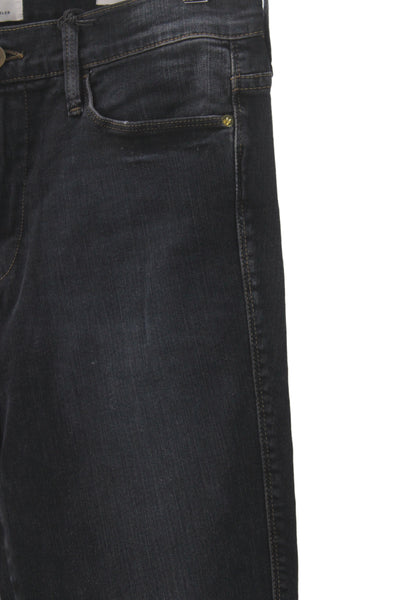 Frame Denim Unisex Dark Blue Skinny Ankle High Rise Jeans Size 30