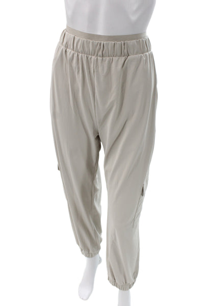 Sweaty Betty Unisex Cargo Jogger Pants Beige Polyester Size L