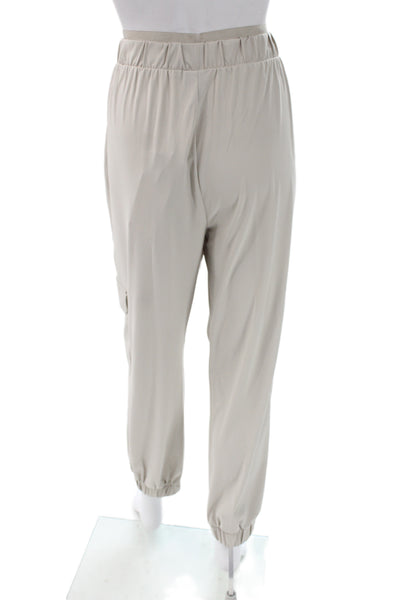 Sweaty Betty Unisex Cargo Jogger Pants Beige Polyester Size L