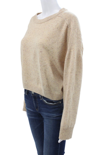 Vanessa Bruno Unisex Pullover Beige Alpaca Wool Mohair Blend Size M