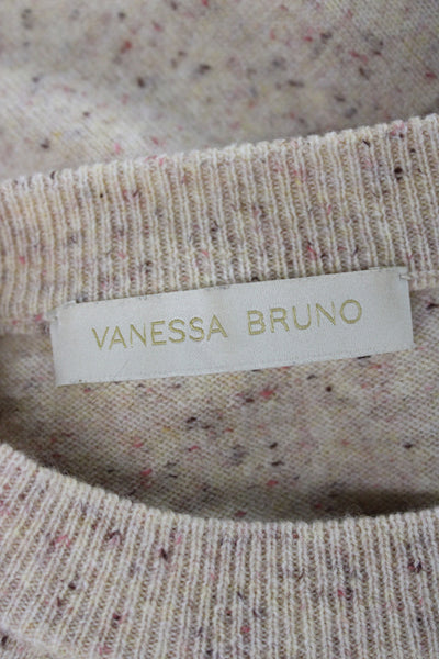 Vanessa Bruno Unisex Pullover Beige Alpaca Wool Mohair Blend Size M