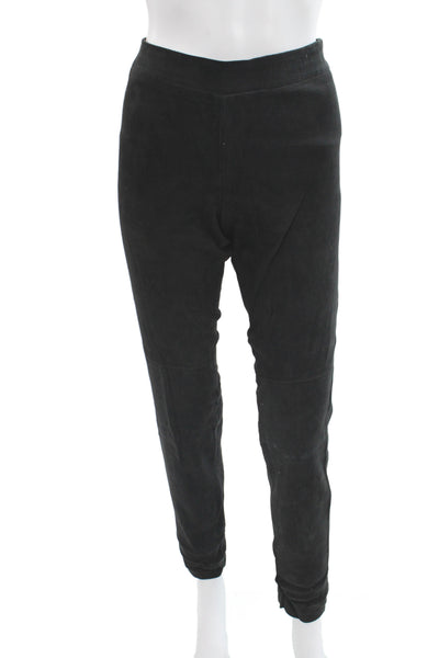 Vince Womens Black Leather Pants Size S
