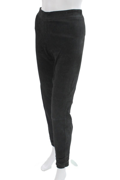 Vince Womens Black Leather Pants Size S