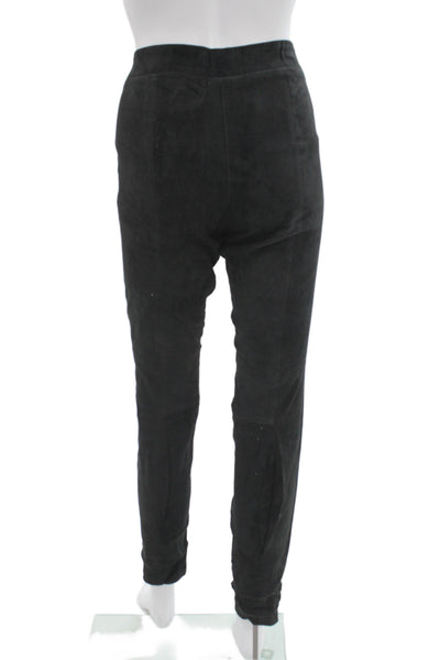 Vince Womens Black Leather Pants Size S