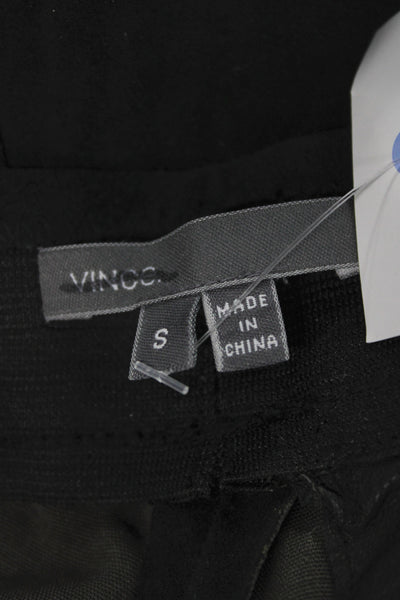 Vince Womens Black Leather Pants Size S