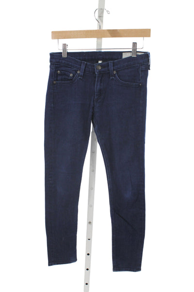 Rag & Bone Jean Women Skinny Dark Blue Jeans Size 26