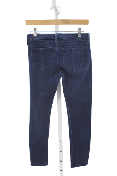 Rag & Bone Jean Women Skinny Dark Blue Jeans Size 26