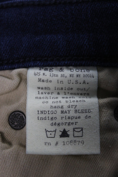 Rag & Bone Jean Women Skinny Dark Blue Jeans Size 26