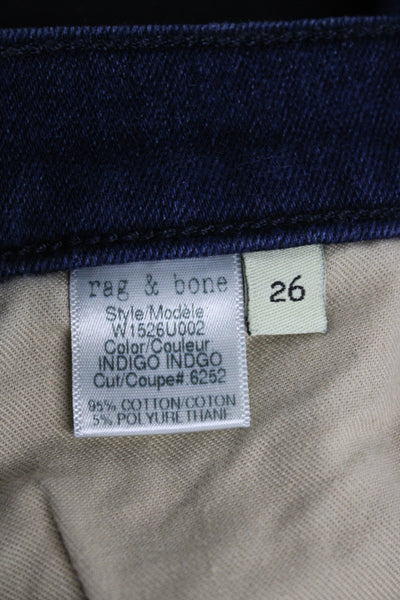 Rag & Bone Jean Women Skinny Dark Blue Jeans Size 26
