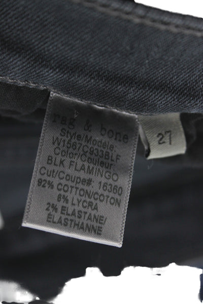Rag & Bone Jean Womens Ankle Skinny Dark Gray Jeans Size 27