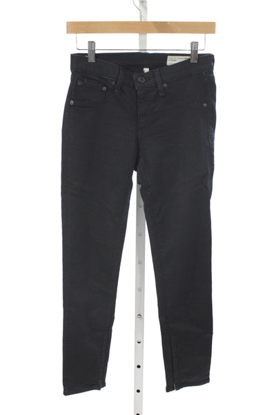 Rag & Bone Jean For Intermix Womens Ankle Skinny Black Jeans Size 26