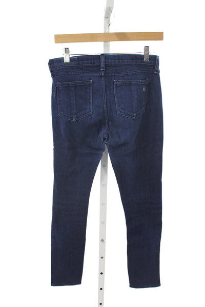 Rag & Bone Jean Womens Skinny Ankle Jeans Dark Blue Size 27
