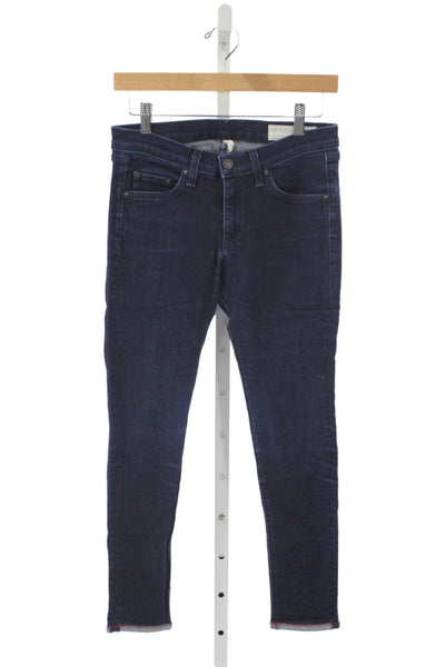 Rag & Bone Jean Women Skinny Ankle Dark Blue Jeans Size 27