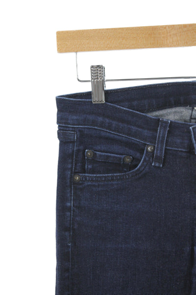 Rag & Bone Jean Women Skinny Ankle Dark Blue Jeans Size 27