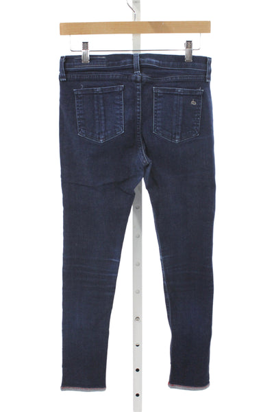 Rag & Bone Jean Women Skinny Ankle Dark Blue Jeans Size 27
