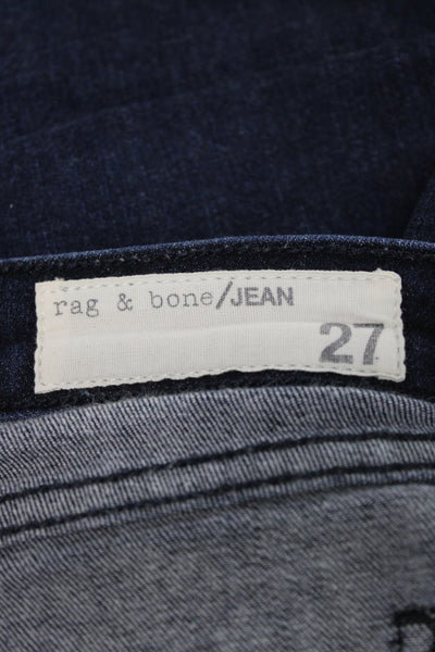 Rag & Bone Jean Women Skinny Ankle Dark Blue Jeans Size 27