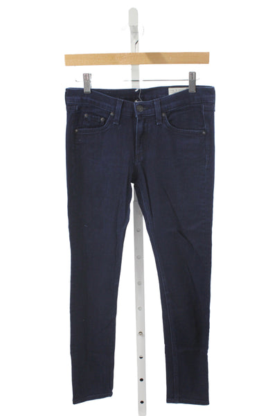 Rag & Bone Jean Womens Skinny Jeans Dark Blue Size 26