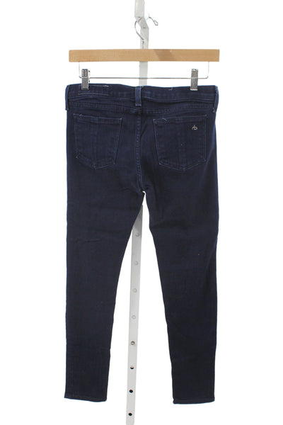 Rag & Bone Jean Womens Skinny Jeans Dark Blue Size 26