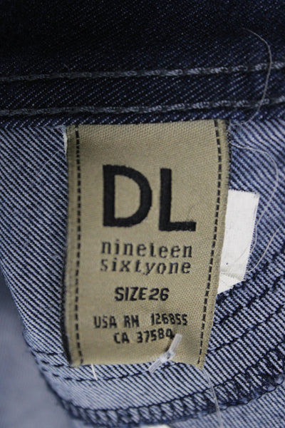 DL1961 Womens Dark Blue Mid Rise Ankle Jegging Size 26