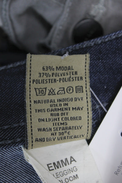 DL1961 Womens Dark Blue Mid Rise Ankle Jegging Size 26