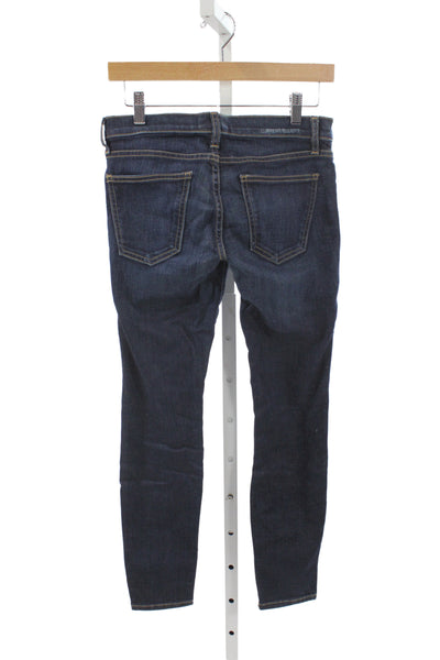 Current/Elliott Women Skinny Ankle Dark Blue Jeans Size 25