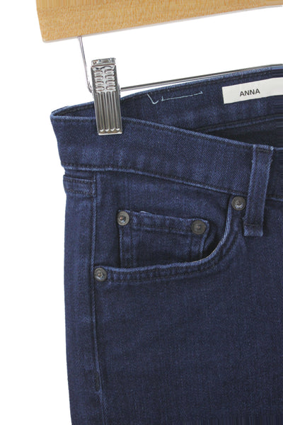 Rag & Bone Jean Women Ankle Skinny Dark Blue Jeans Size 27