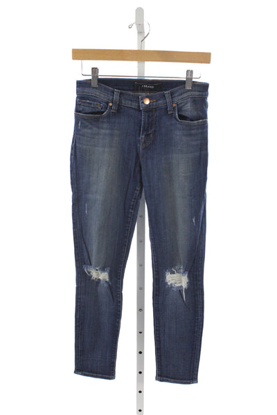 J Brand Womens Skinny Ankle Dark Blue Jeans Size 26