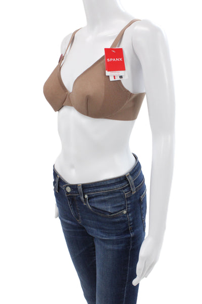 Spanx Womens Sheerflex Fit To You Bra Cafe Beige Size Medium