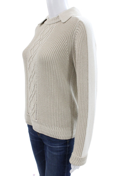 Alp N Rock Unisex Beige Pullover Sweater Size S