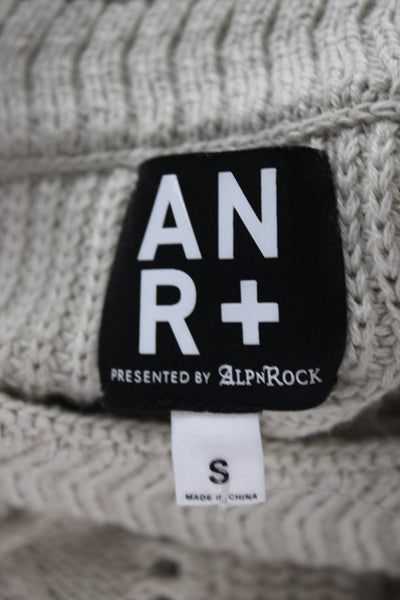 Alp N Rock Unisex Beige Pullover Sweater Size S