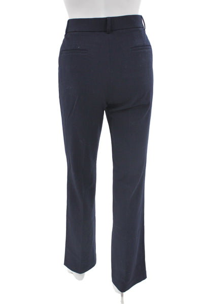 Amanda + Chelsea Unisex Dress Pants Dark Blue Button Solid Size 2