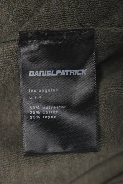 Daniel Patrick Unisex Green Jogger Sweatpants Drawstring Size XS